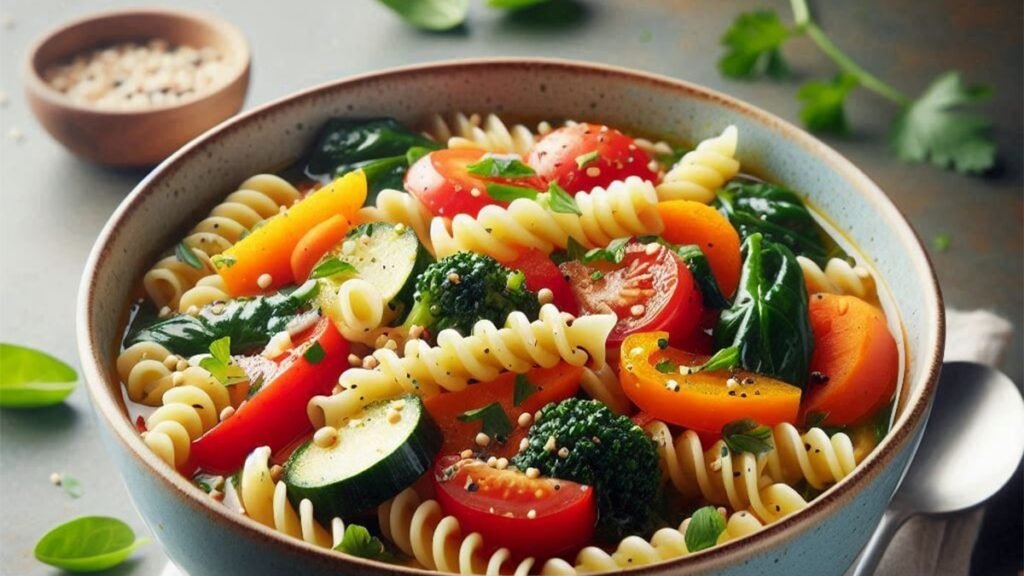 Sopa de Legumes com Macarrão Fácil Receita Rápida e Reconfortante Pronta em 35 Minutos