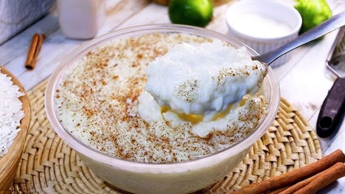 arroz doce de micro-ondas